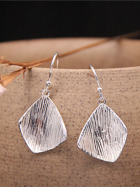 Women Casual Stripe S925Sliver Earrings