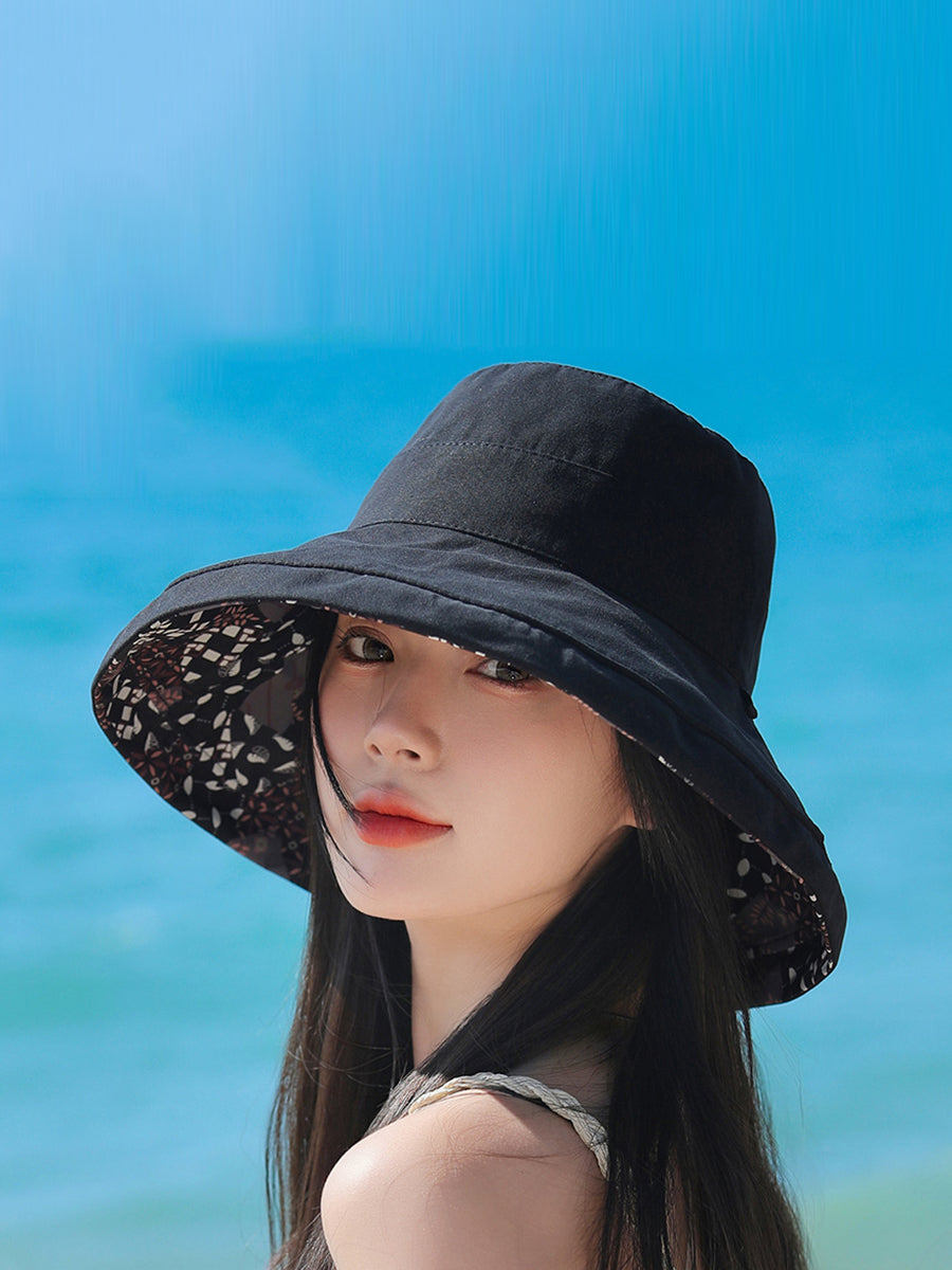 Women Casual Sunproof Dual-side Wearring Hat