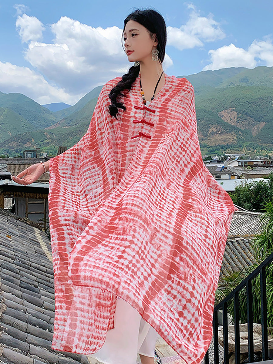 Women Summer Ethnic Print Shawl Scarf