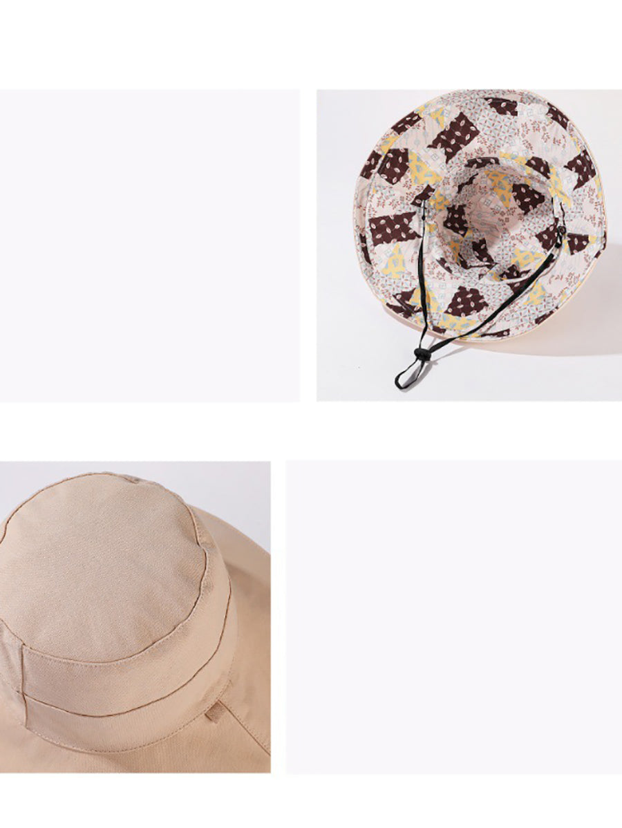 Women Casual Sunproof Dual-side Wearring Hat