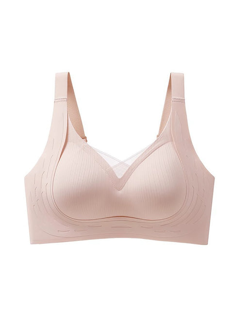 Women Casual Seamless Solid Fixed Cup Bra