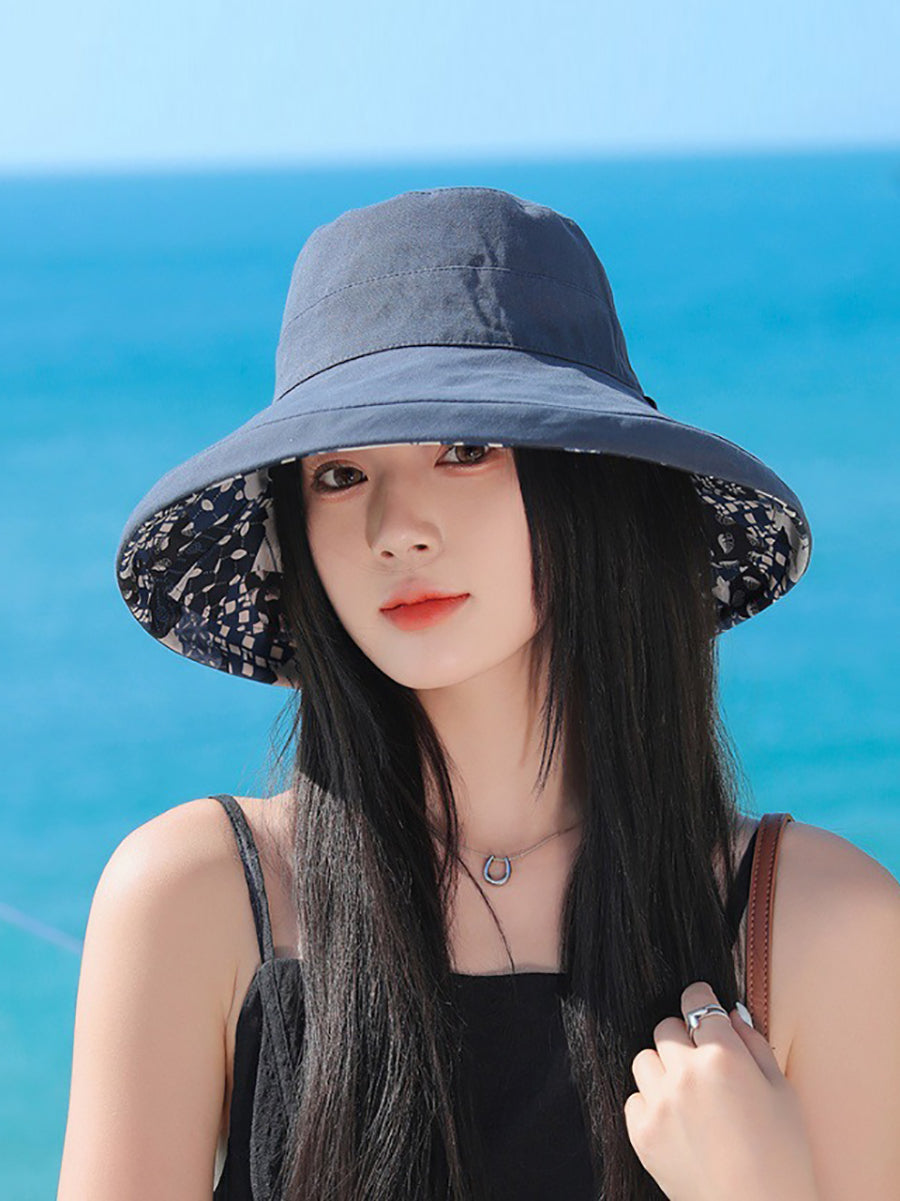 Women Casual Sunproof Dual-side Wearring Hat