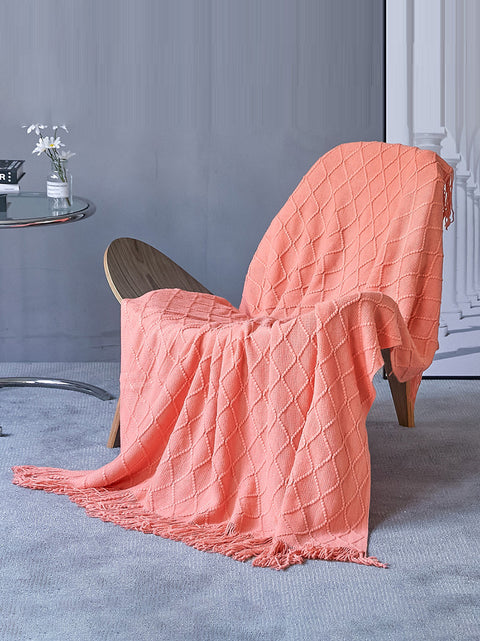 Summer Nap Knited Tassel Sofa Blanket